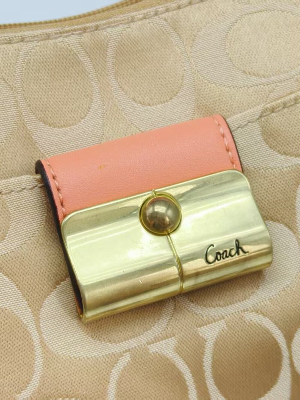 Coach Signature Canvas Hobo Shoulder Bag - Picture 14 of 15